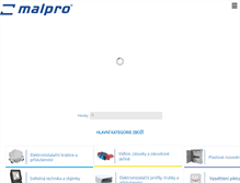 Tablet Screenshot of malpro.cz